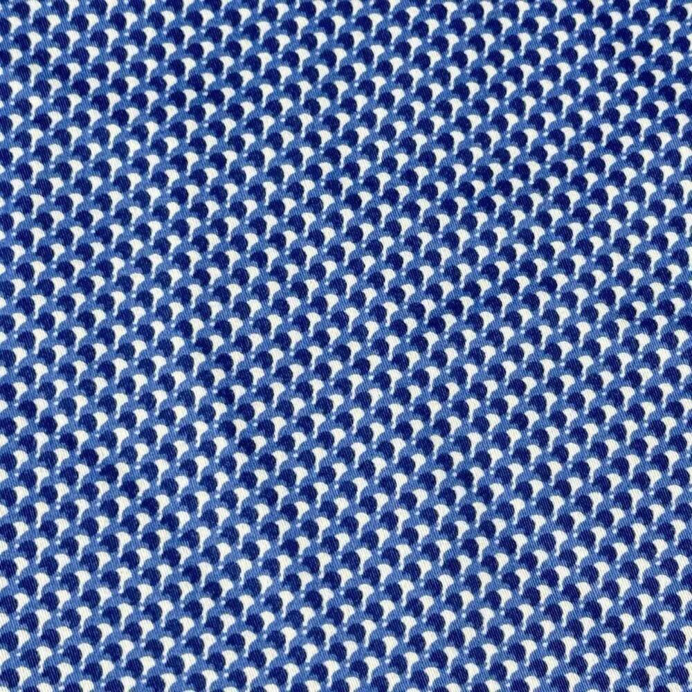 Johnston & Murphy Sz L Printed Long Sleeve Shirt Contrast Pink Blue Shadow Dot